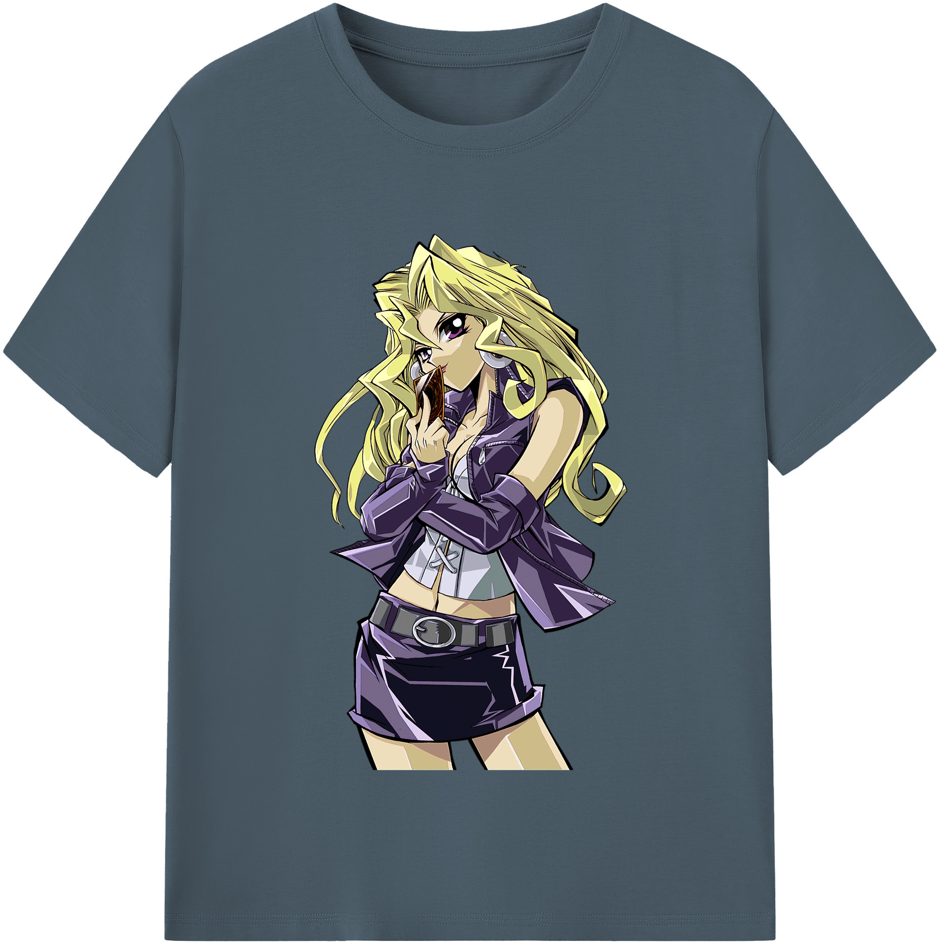 （画像用） 遊☆戯☆王 Yu-Gi-Oh! 綿100％半袖Tシャツ（フロントプリント）